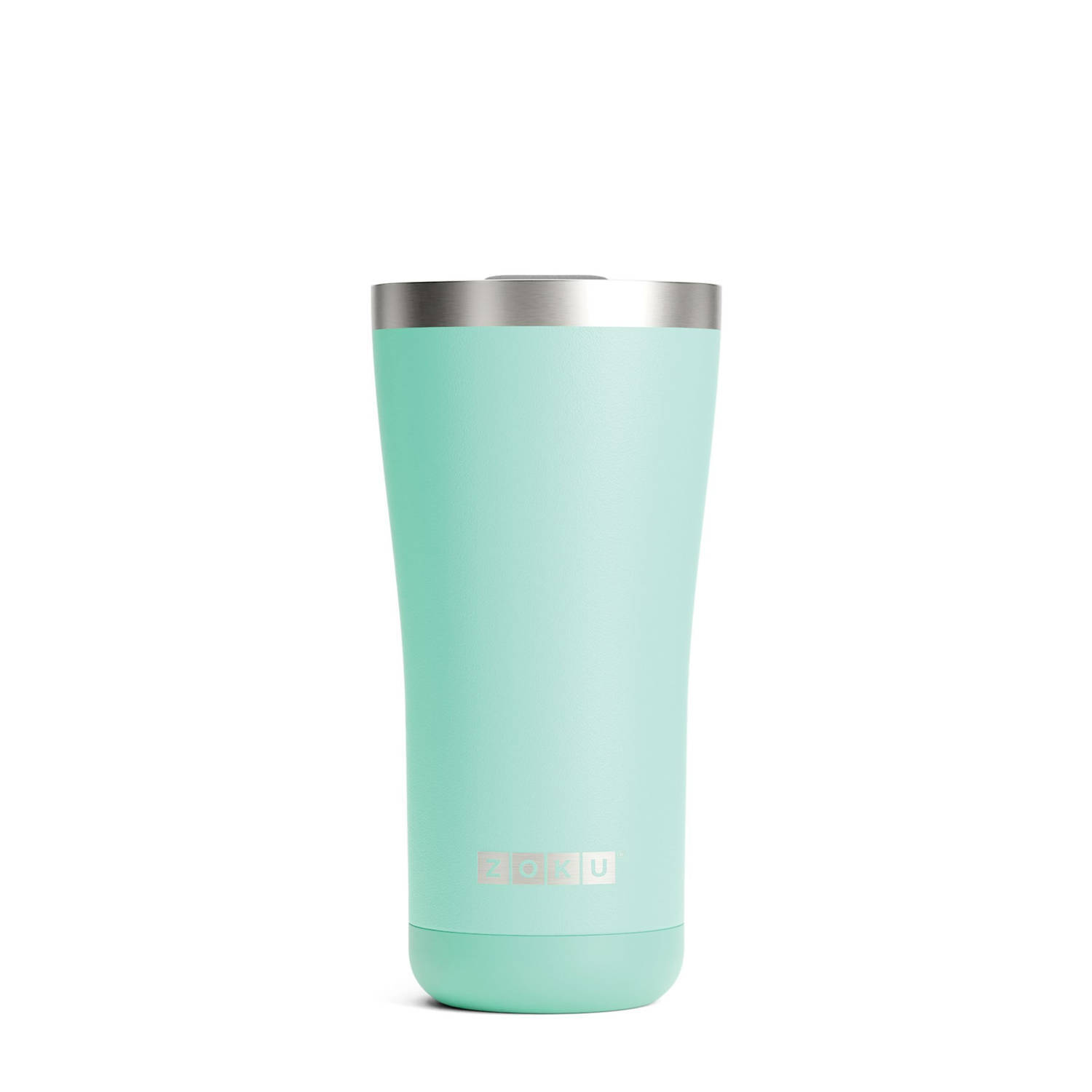Zoku Thermosbeker RVS, 550 ml, Turquoise, 3-in-1 -
