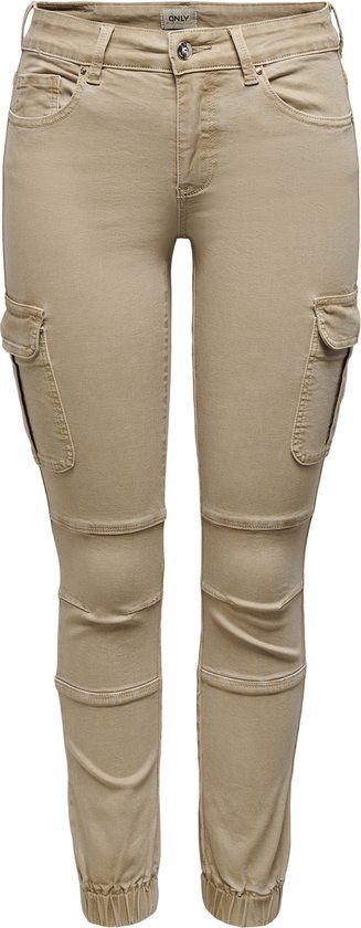 ONLY ONLMISSOURI REG ANK CARGO PNT NOOS Women's Trousers - Size W34 X L30 - Light Brown