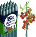 KADAX Bloemensteun, 15 stuks, 120 cm x 16 mm, Staal, Kunststof Gecoat