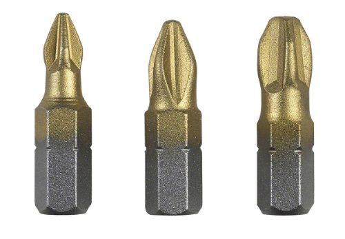 Bosch 2609255965 DIY schroefbitset 3-delig 25 mm, titanium PH 1/2/3