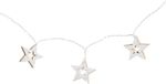 DKD Home Decor Kerstkrans Ster Wit Hout MDF