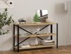 Hanah Home Industriële boekenplank, saffier kleur, 103 x 60 x 29,5 cm