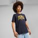 PUMA Class T-shirt met print voor Heren, Blauw, Maat 7-8Y