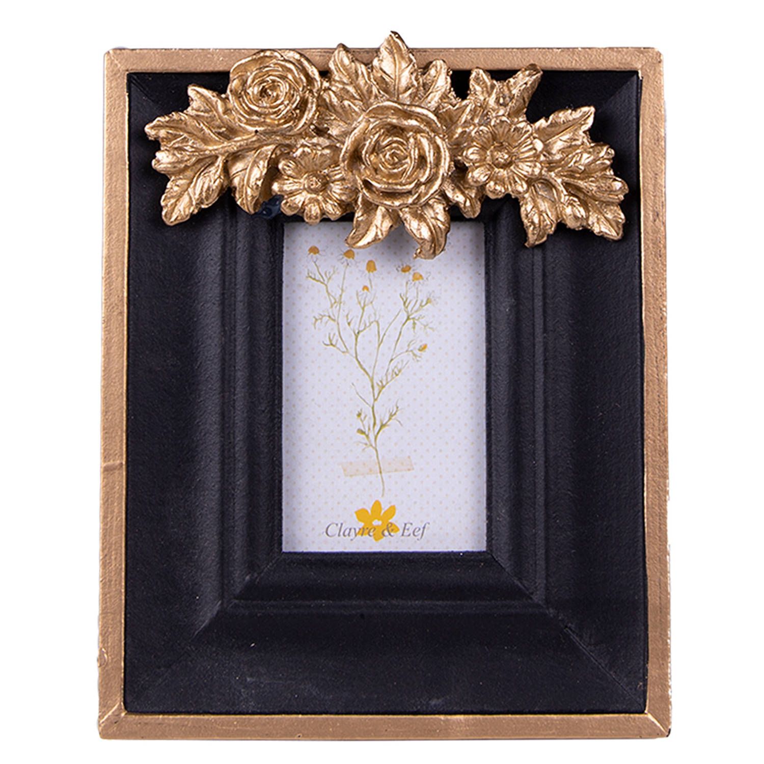 Clayre & Eef fotolijst 5x7 cm zwart mdf rechthoek