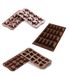 Silikomart - Set Choco Winter, MR Ginger, Choco Gianduia - Siliconen Mallen Easy Choc