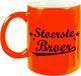 Bellatio Decorations Shoppartners Bv Stoerste broer mok - neon oranje - 330 ml