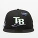 NEW ERA IMG MLB ICON 59FIFTY "RAYS" NOIR 7 1/2