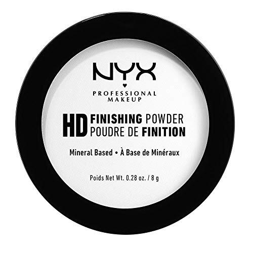 NYX Professional Makeup High Definition Finishing Powder, Geperst Poeder, Matte Afwerking, Olieabsorberend, Transparant, 8 g