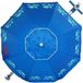 Merkloos Strandparasol met grondboor - Blauw