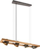 TRIO BELL - Hanglamp - Nikkel antiek - 4x E14 - In hoogte verstelbaar