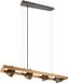 TRIO BELL - Hanglamp - Nikkel antiek - 4x E14 - In hoogte verstelbaar