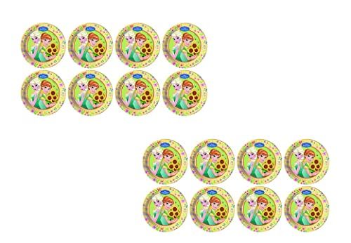Disney Frozen Party Set - 16 Paper Plates (19.5cm)