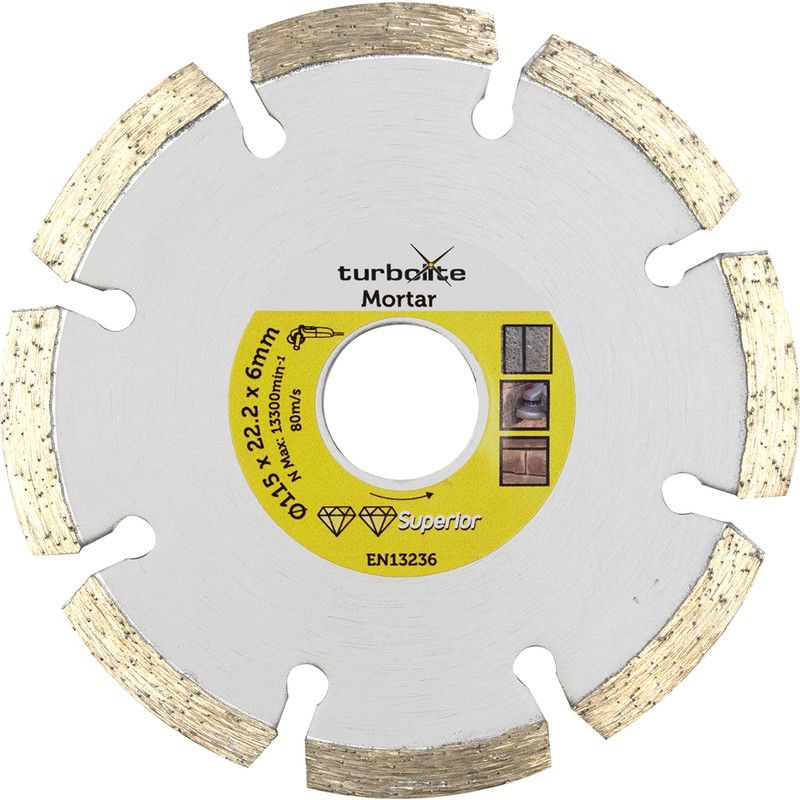 Turbolite Superior diamantschijf voegen 115x22,2x6mm