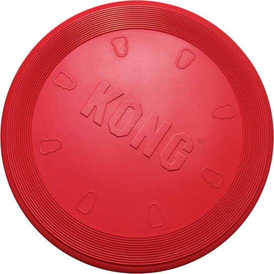 Kong Flyer Frisbee - Hondenspeelgoed - Rood - Ø25 cm