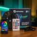 M mimotec - Pack ledstrips 5 m USB 5 V RGB dimbaar 24 W app-besturing en afstandsbediening muziekmodus led voor slaapkamer, woonkamer, keuken, feest en videogames