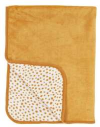 Meyco Meyco fleece reisdeken Cheetah 75x100 cm honey gold