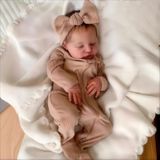 Poupée Bébé Reborn - Bébé Fille en Silicone 50 cm