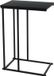 Bellatio Design table d'appoint - table de canapé - noir - métal - 40 x 26 x 58 cm