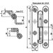 Itar - Paumelle Bouts Ronds - Dimensions : 110 X 60 - Sens : Gauche