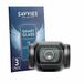 Savvies 3 Stuks Screenprotector - Geschikt voor DJI Osmo Pocket 4 (Lens) - Beschermfolie Glas Transparant