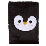 Puckator Adoramals Pinguin Fluffig Notitieboekje A5 Genaaid Gebonden Hardcover Lijn