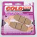 Gold Fren Remblok Voor Motor Kawasaki 650 W 1999-2005 AVD/EJ A1/C3-C7 Nieuw