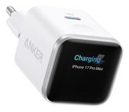Anker Nano 45W USB-C Snellader met Smart Display - Weiß