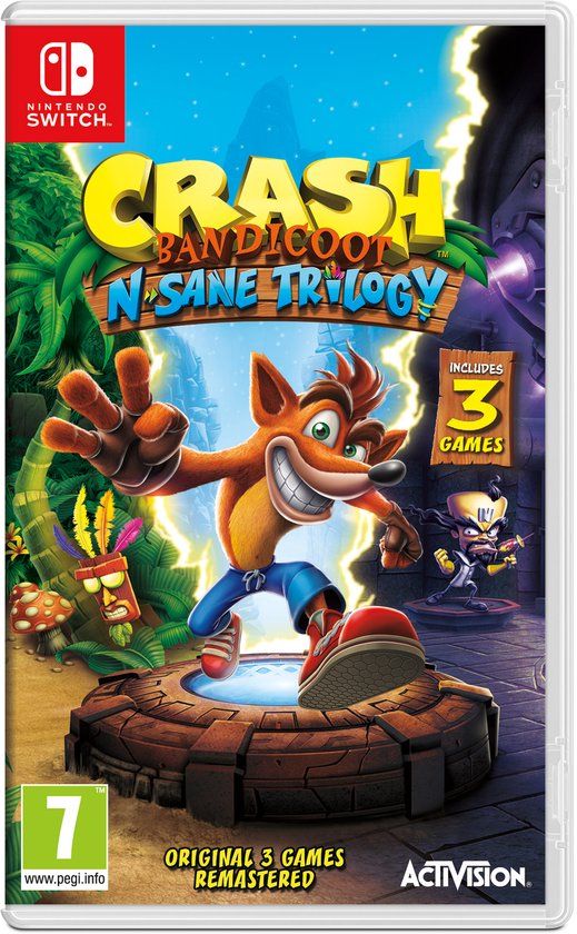 Activision Blizzard Entertainment Crash Bandicoot N. Sane Trilogy - Nintendo Switch - Standard Edition