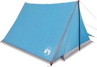 vidaXL Tent - 2-persoons - waterdicht - blauw