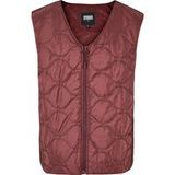 Urban Classics Zipped Gilet Cherry