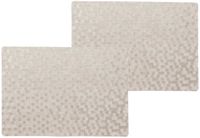 Wicotex Luxe Tafel Placemats Stones - 4 Stuks - Taupe - 30 x 43 cm