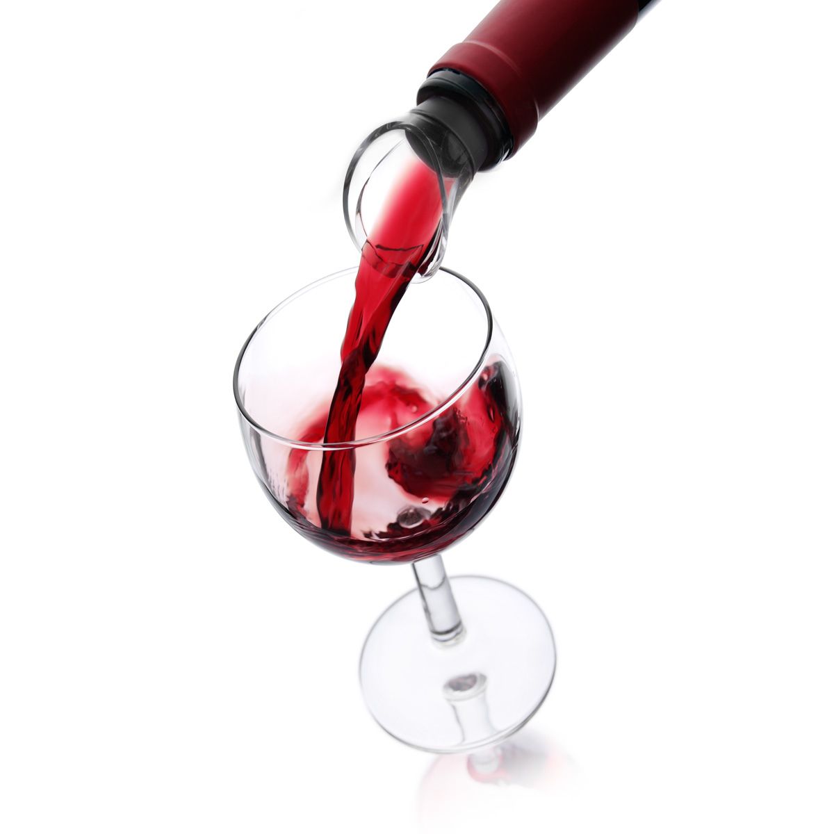 Vacu Vin Wine Server Crystal - Set van 2 - Zwart/Transparant