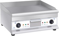 Royal Catering Dubbele elektrische grillplaat - 60 cm - glad - 2 × 3.200 W