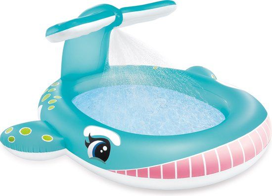Intex Whale Spray Pool - Opblaaszwembad - 201 x 196 x 91 cm