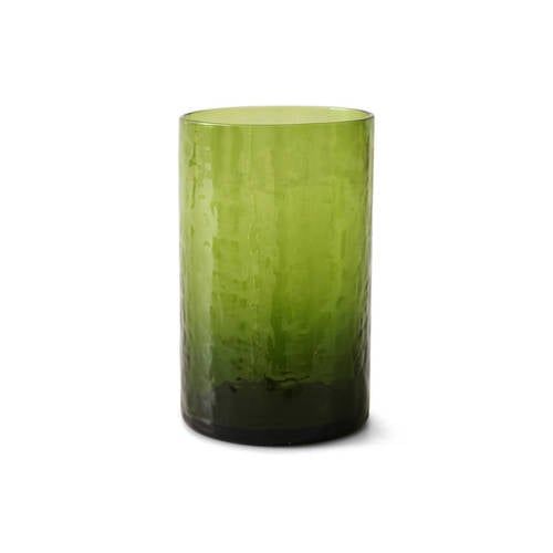 HKLIVING Tube longdrinkglas - olive