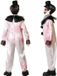 Atosa Horror Clown kostuum Pierrot - noir/blanc - pour enfants - taille 140