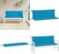 vidaXL Tuinbankkussens 2 st 150x50x7 cm Oxford stof lichtblauw