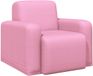 vidaXL Fauteuil Roze Stof