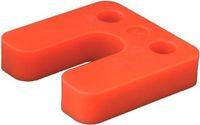 Wurth - Drukplaat kunststof met sleuf - Drukplaat met sleuf x 48 st Lengte 70 mm
