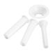 Westmark Worstvultrechterset, 4-delig, ø 1/1,5/2 cm, accessoire voor Westmark vleesmolen 97502260/maat 5, kunststof, wit, 14932230