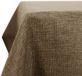 Deconovo Tafelkleed Linnenlook Lotus Effect Tafellinnen Waterafstotend Tafelkleed, 150x150 cm, Taupe, 1 Stuk