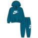 Nike Sportswear Joggingpak 'CLUB FLEECE' petrol / wit