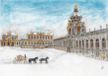 Pappnoptikum Gmbh Dresdner Zwinger Adventskalender met afbeeldingen en architectuurtekeningen