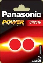 Panasonic CR-2016EP/2B - Huishoudelijke batterijen - 2 stuks