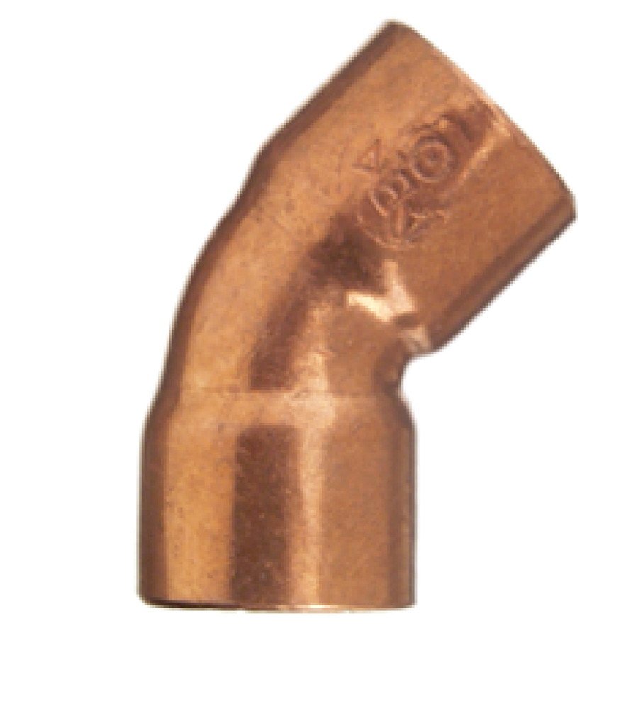 Cornat Cu-Soldeer Knie 2S 45Gr 18Mm (2St) - TD504118
