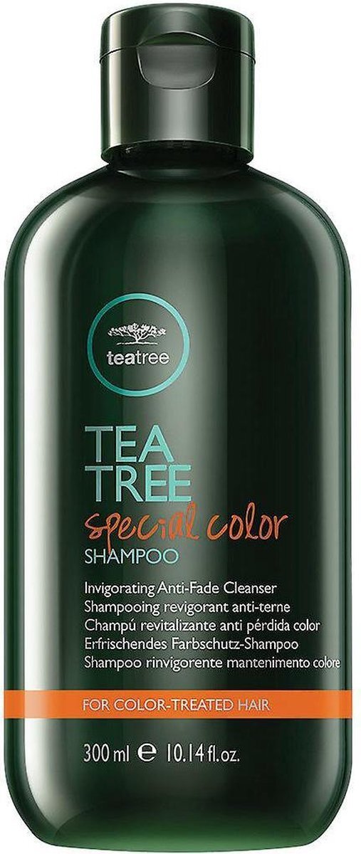 Paul Mitchell Tea Tree Special Color Shampoo - Color Protect Shampoo ideaal voor gekleurd haar, kleurbeschermende shampoo voor fris, schoon haar met glans, 300 ml