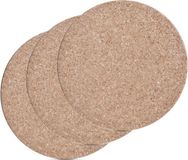 Zeller Pannenonderzetters Rond - 3x - Kurk - Dia 30 cm