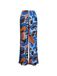 SEIDENSTICKER Broek 'Schwarze Rose' blauw / donkerblauw / oranje