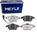 MEYLE Bremsbelagsatz, Scheibenbremse 0252358720/PD Vorderachse | Compatibel met: AUDI A1, A1 Sportback, A3, A3 Cabriolet, A3 Sportback, TT, TT Roadster, SEAT ALTEA, ALTEA XL, IBIZA IV
