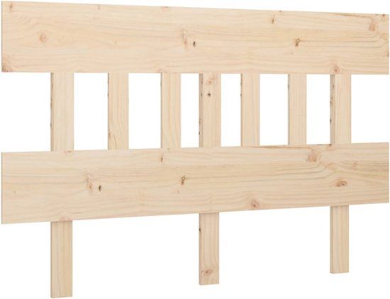 vidaXL Hoofdbord - Massief Grenenhout - 143,5x3x81 cm